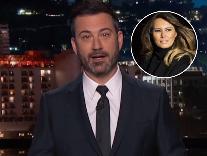 Jimmy Kimmel Discovers Melania Trump Follows Barack Obama on Twitter and Imagines Their DMs