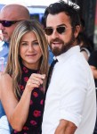 Jennifer Aniston and Justin Theroux attend Jason Bateman's Walk of Fame ceremony