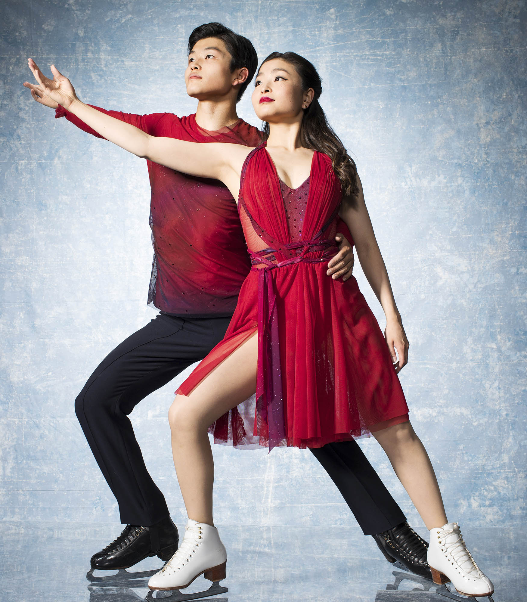 From left: Alex and Maia Shibutani