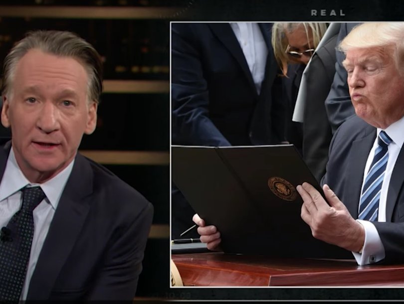 Bill Maher Uses 'Real Housewives' Analogy to Bash Trump's Reading Skills