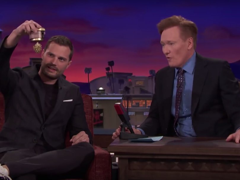 Conan Presents Jamie Dornan With Worst Actor Award for 'Fifty Shades'