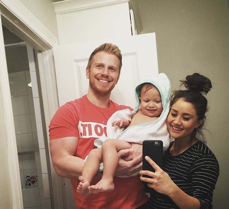 Sean & Catherine Lowe With Their Son Samuel