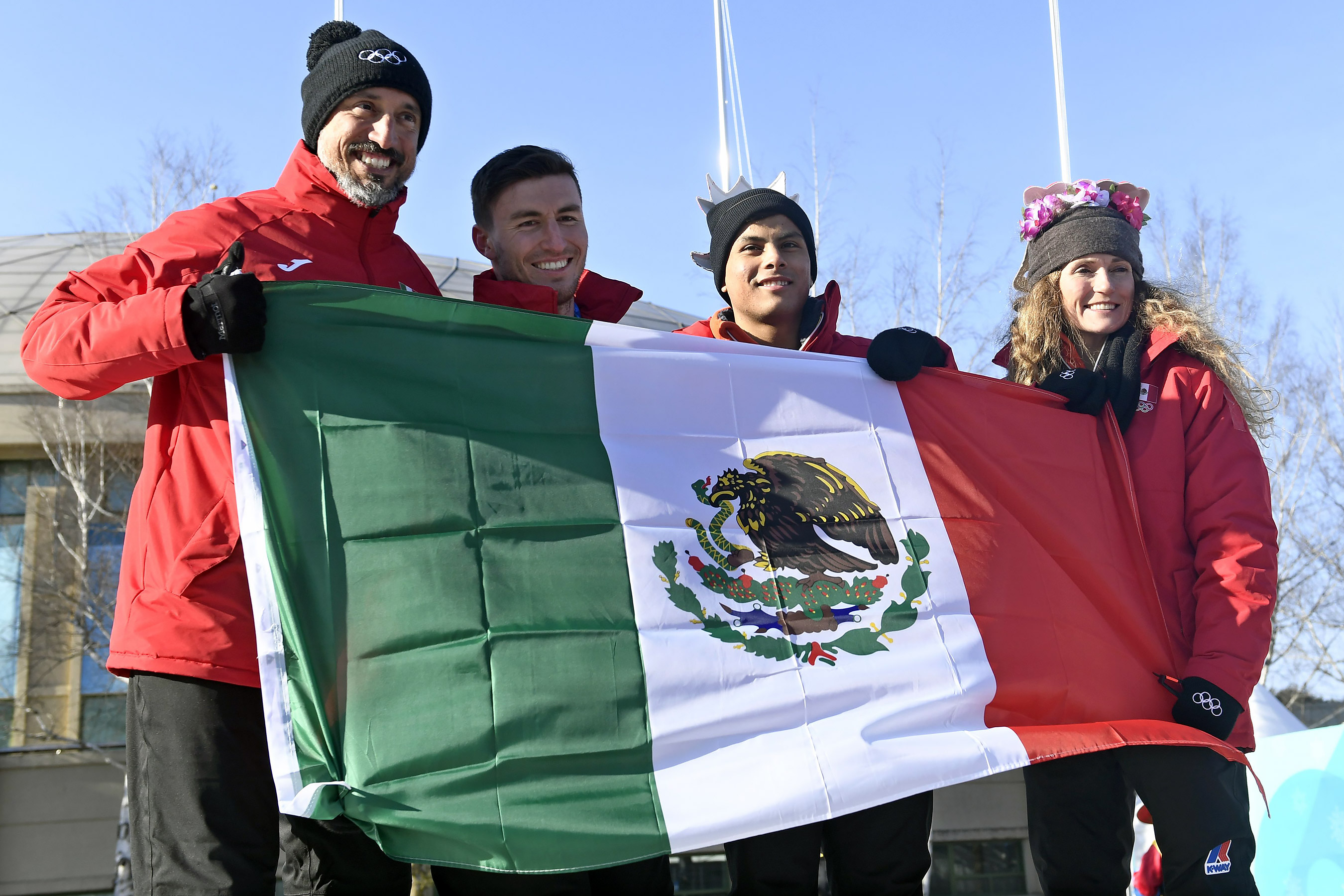 German Madraza, Robert Franco, Rodolfo Dickson and Sarah Schleper (from left)