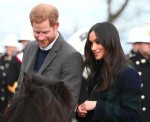 Prince Harry and Meghan Markle visit Edinburgh Castle