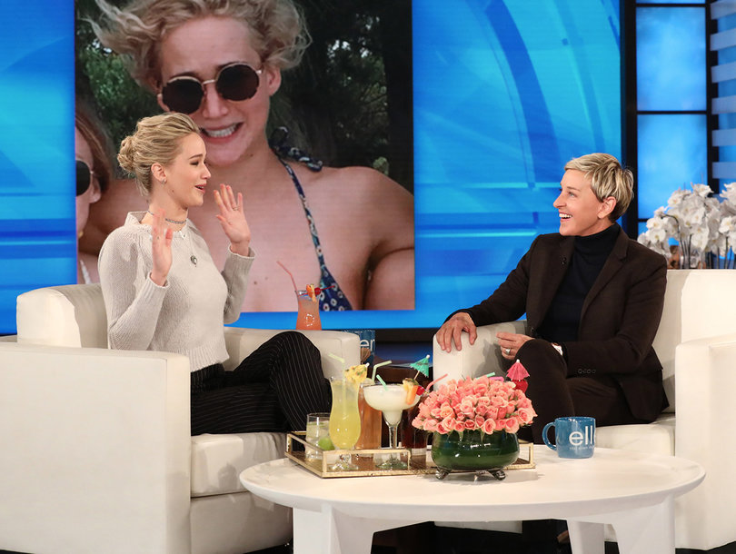 Jennifer Lawrence Introduces Ellen to Her Drunk Alter-Ego, Gail