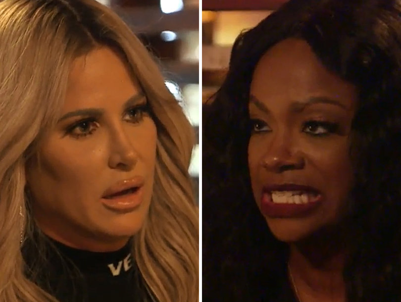 'RHOA' Fight of the Night: Kandi Burruss Rips Into Kim Zolciak: 'Who the F-ck You Cussing At?!'