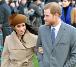 Catherine, Duchess of Cambridge, Meghan Markle and Prince Harry at Sandringham Church for the royal family's traditional Christmas Day service