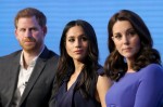 Meghan Markle and Catherine, Duchess of Cambridge attend the first annual Royal Foundation Forum held at Aviva in London