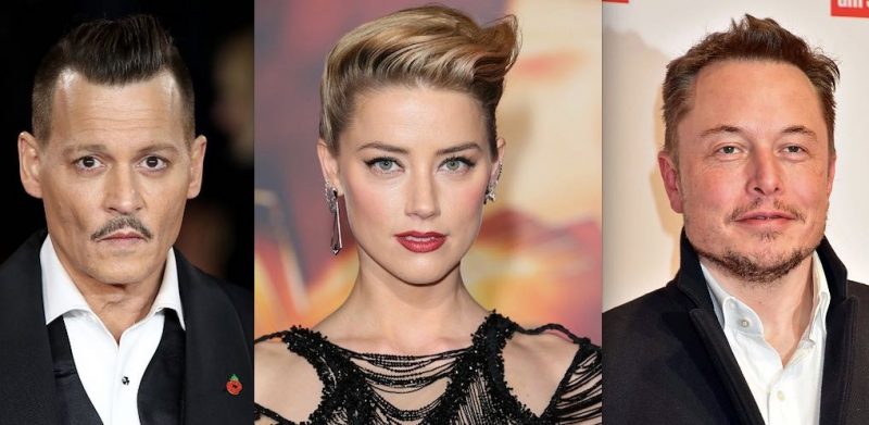 Amber Heard Johnny Depp Elon Musk