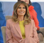 Melania Trump speaks at the Secretary of State's International Women of Courage