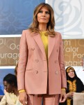 Melania Trump speaks at the Secretary of State's International Women of Courage