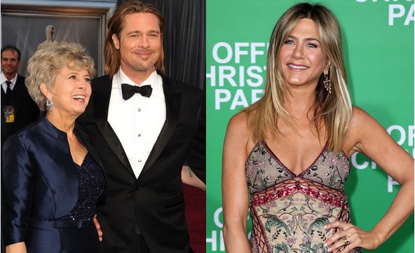 Brad Pitt Mom Jennifer Aniston Talking