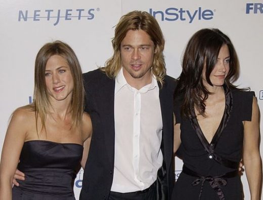 Courteney Cox Reaction Jennifer Aniston Brad Pitt Reunite