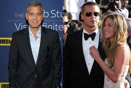 George Clooney Brad Pitt Jennifer Aniston Back Together