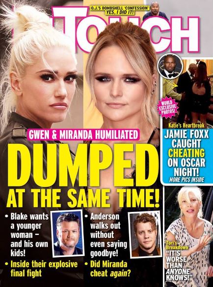 Gwen Stefani Dumped 2018