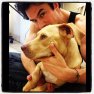 Ian Somerhalder and a rescued puppy