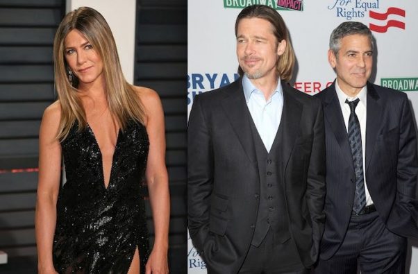 Jennifer Aniston Brad Pitt George Clooney Late Nights