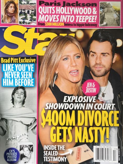 Jennifer Aniston Justin Theroux Divorce Nasty