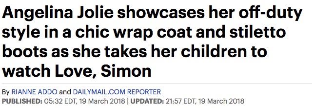 Love Simon Headline