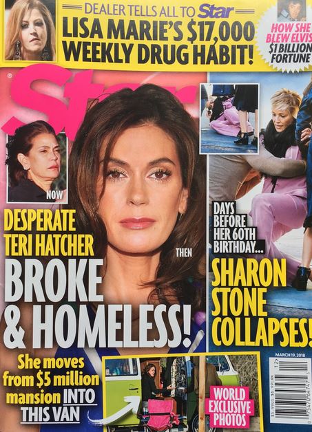 Teri Hatcher Broke Homeless