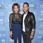 pregnant chrissy teigen and john legend attend shining a light concert in la