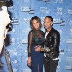 pregnant chrissy teigen and john legend attend shining a light concert in la