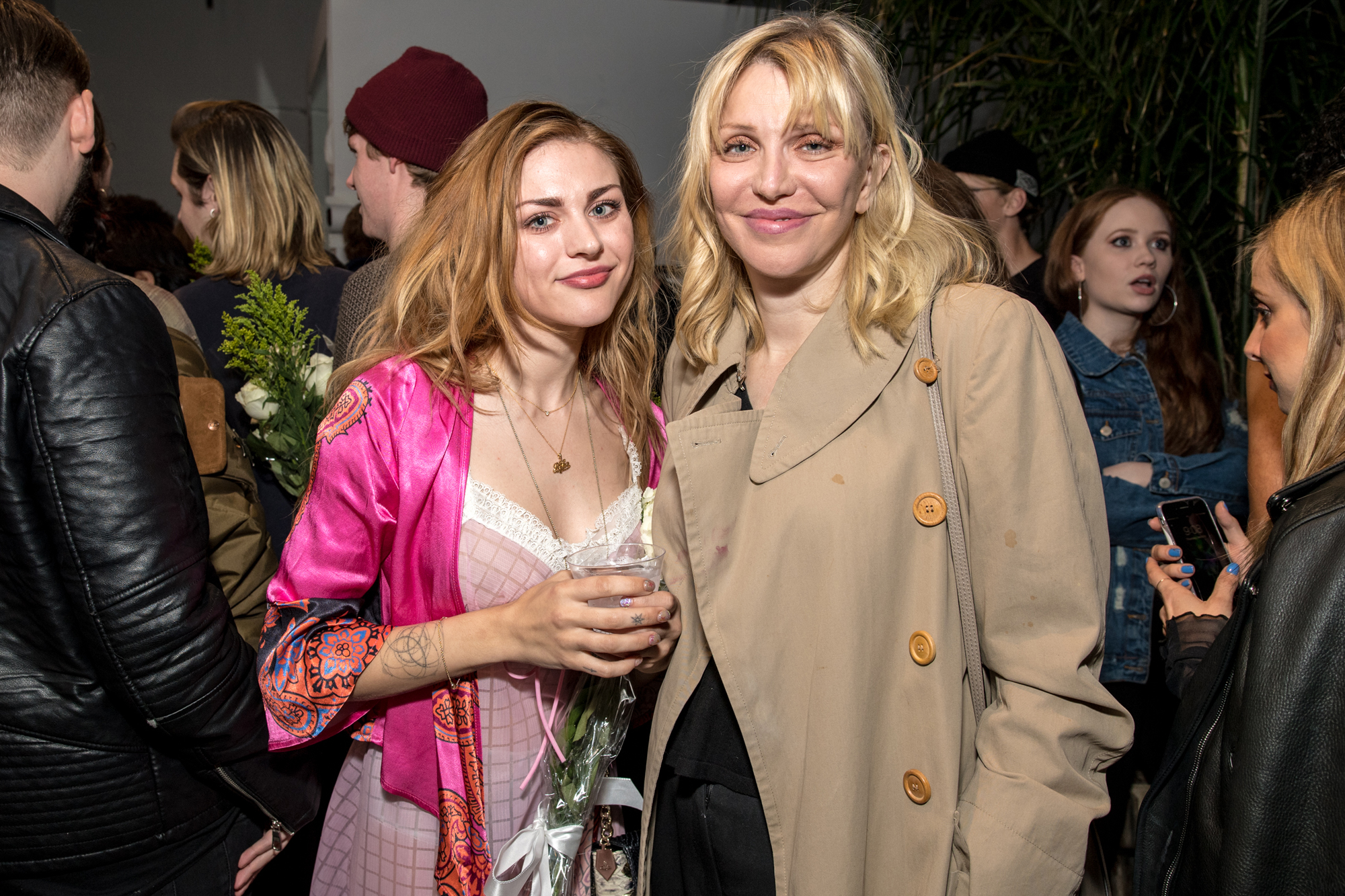 Frances Bean Cobain and Courtney Love