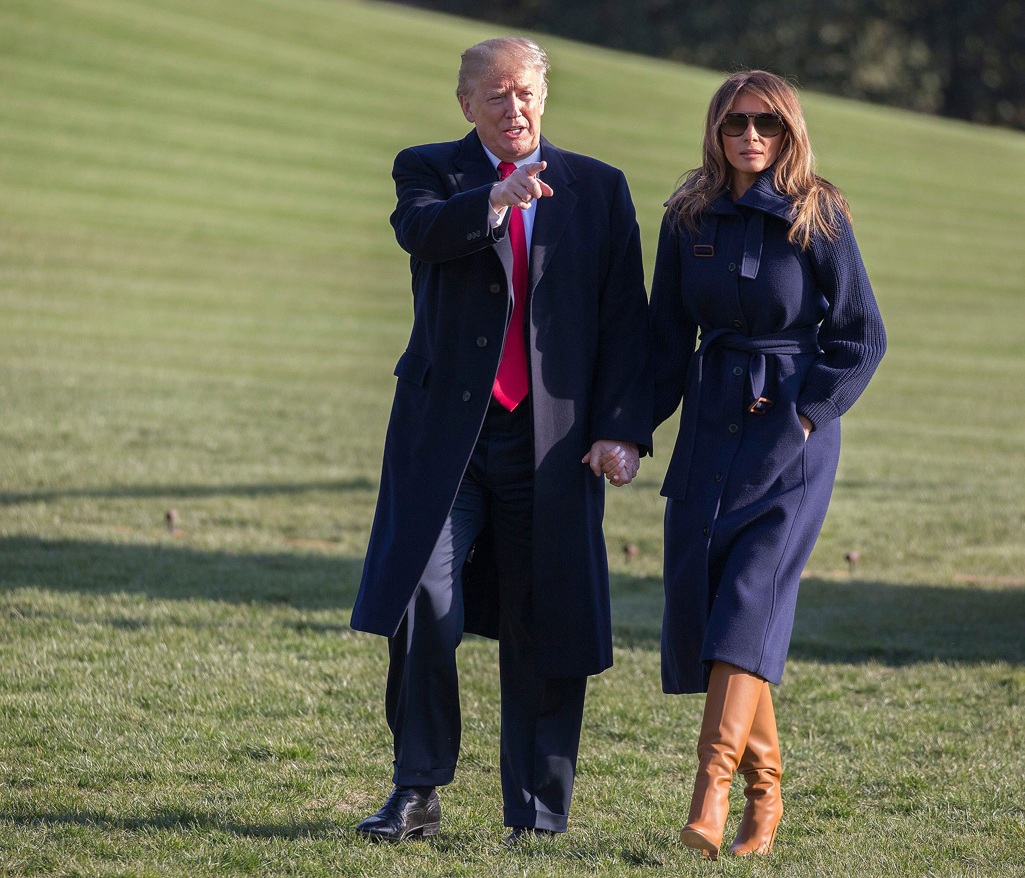 President Donald Trump and First Lady Melania Trump