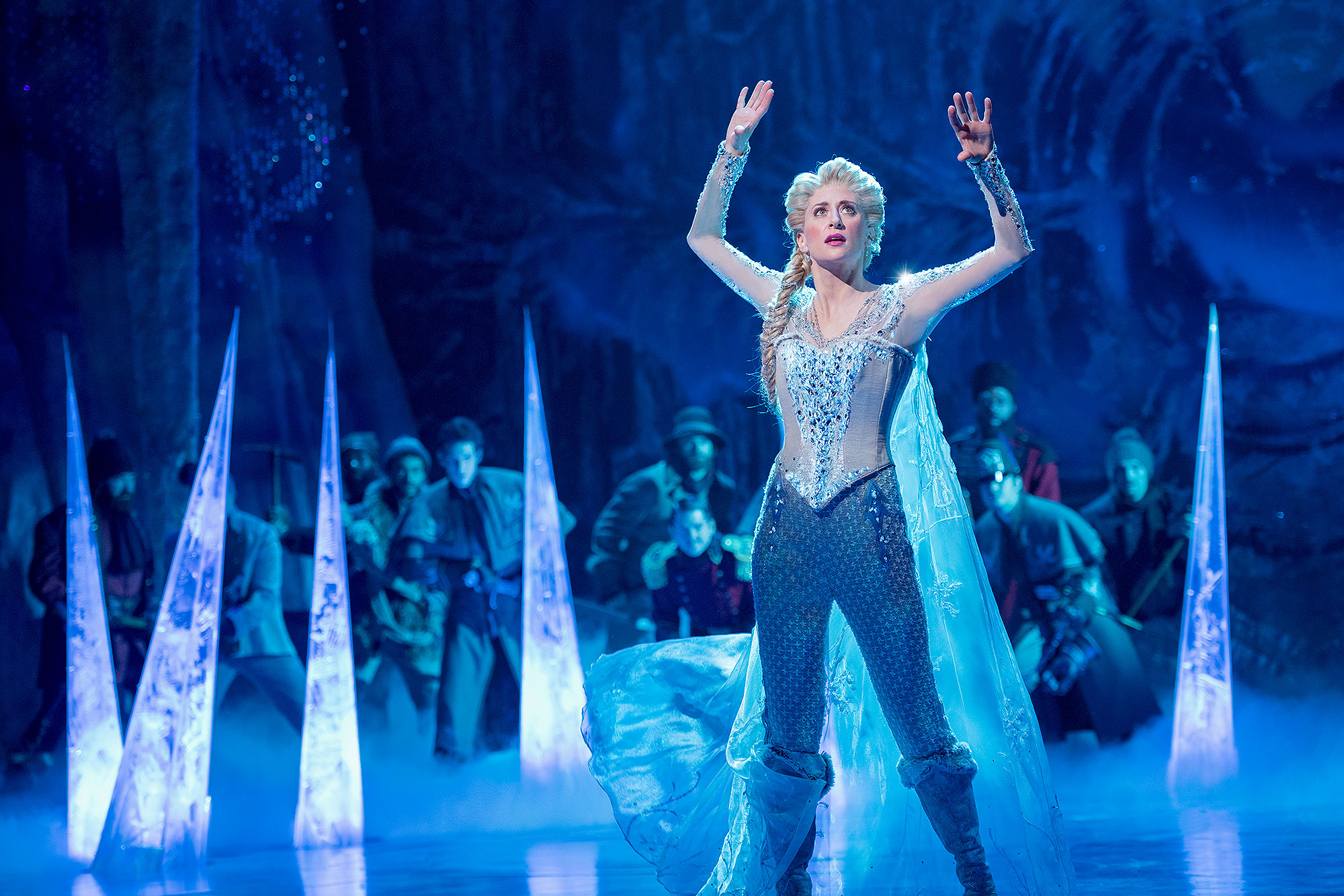 Caissie Levy as Elsa in Frozen