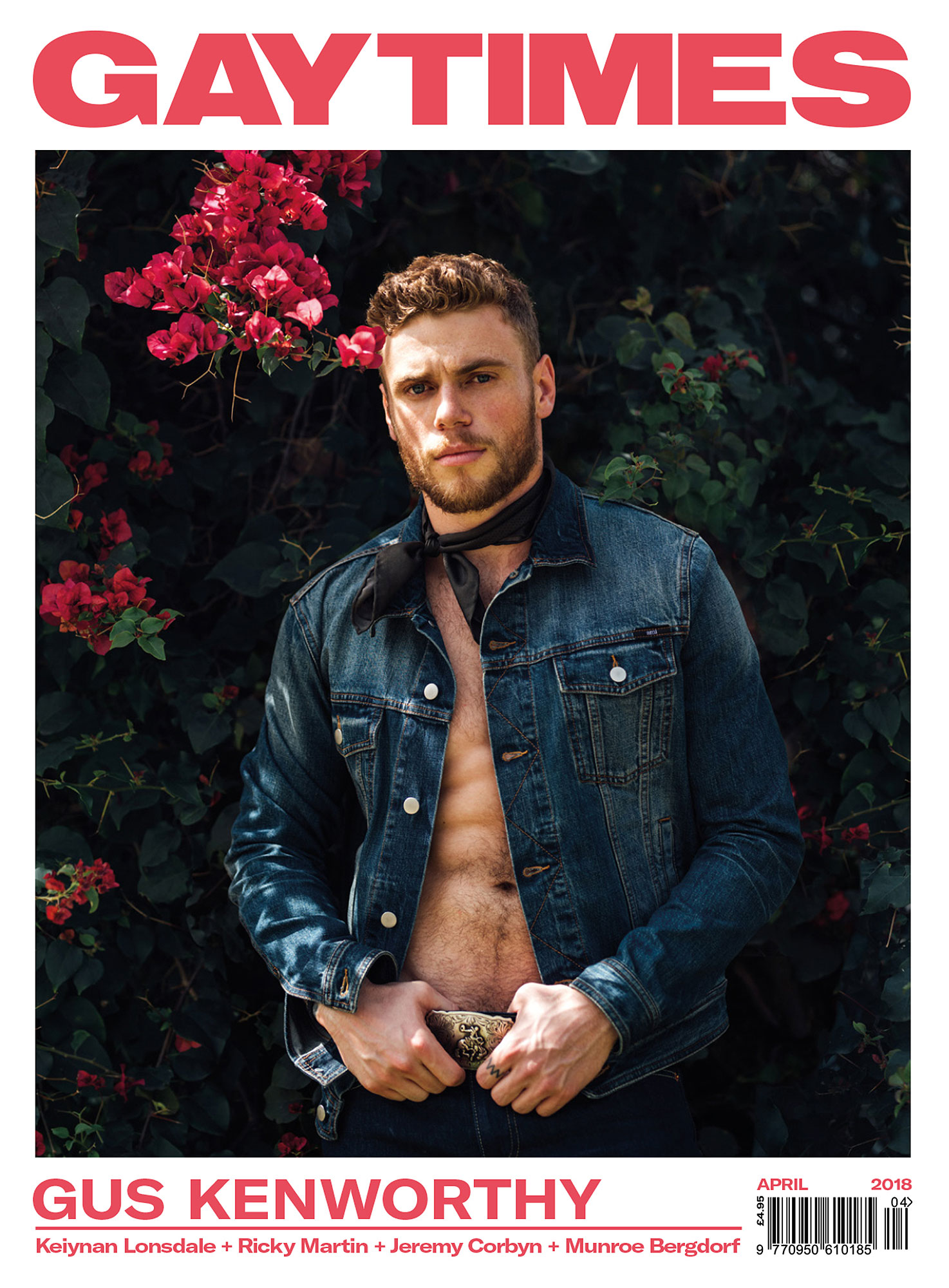 Gus Kenworthy in the latest Gay Times cover story