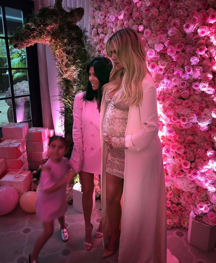 Penelope Disick, Kourtney Kardashian, & Khloe Kardashian