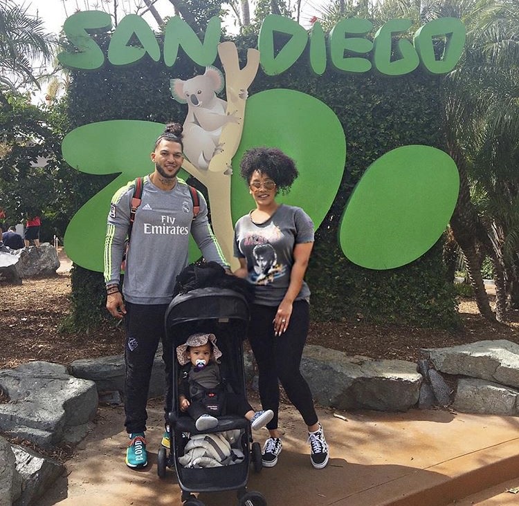 Natalie Nunn & Jacob Payne With Their Daughter