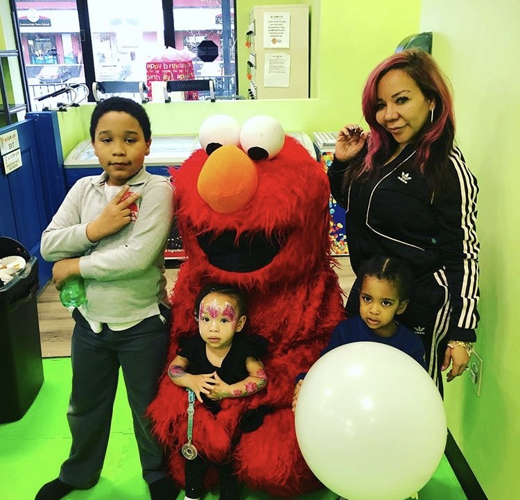 Tiny Harris With Her Kids