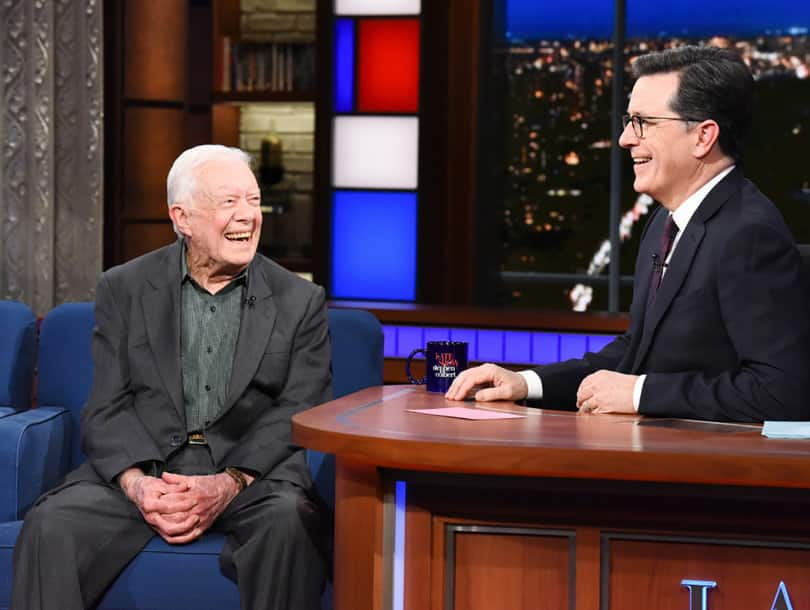 Jimmy Carter Jabs Trump on Colbert: 'Apparently' America Wants a 'Jerk' as POTUS