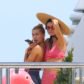 kendall jenner kourtney kardashian cannes bikini younes bendjima abs shirtless checking out ogle