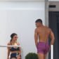 kendall jenner kourtney kardashian cannes bikini younes bendjima abs shirtless checking out ogle