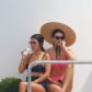 kendall jenner kourtney kardashian cannes bikini younes bendjima abs shirtless checking out ogle