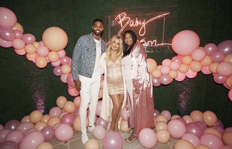 Tristan Thompson, Khloe Kardashian, & Tristan's Mom Andrea