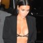 kim kardashian boobs breasts tits cleavage see-through sheer bra lingerie nipple nip slip