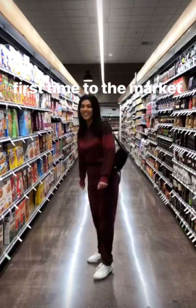 kourtney kardashian supermarket