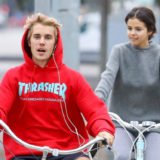 Selena Gomez and Justin Bieber Cuddle Up During Cozy Bike Ride