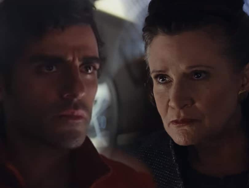 We Lost Count of How Many Times Carrie Fisher Slaps Oscar Isaac in 'Star Wars: The Last Jedi' Blooper Reel