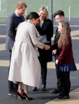 Prince Harry and Meghan Markle visit the Eikon Centre in Lisburn