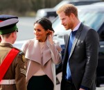 Prince Harry and Meghan Markle visit the Eikon Centre in Lisburn