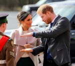 Prince Harry and Meghan Markle visit the Eikon Centre in Lisburn