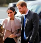 Prince Harry and Meghan Markle visit the Eikon Centre in Lisburn