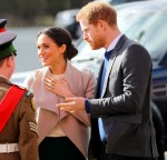 Prince Harry and Meghan Markle visit the Eikon Centre in Lisburn