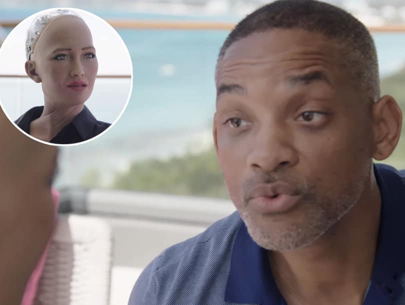 Will Smith Gets Friendzoned by Sophia the Robot, Who Is Clearly Not a Fan of His Music