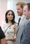 Prince Harry and Meghan Markle at a reception for delegates from the Commonwealth Youth Forum at the Queen Elizabeth II Conference Centre, London