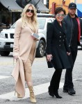 Pregnant Khloe Kardashian loads up on baby clothes at Petit Tresor